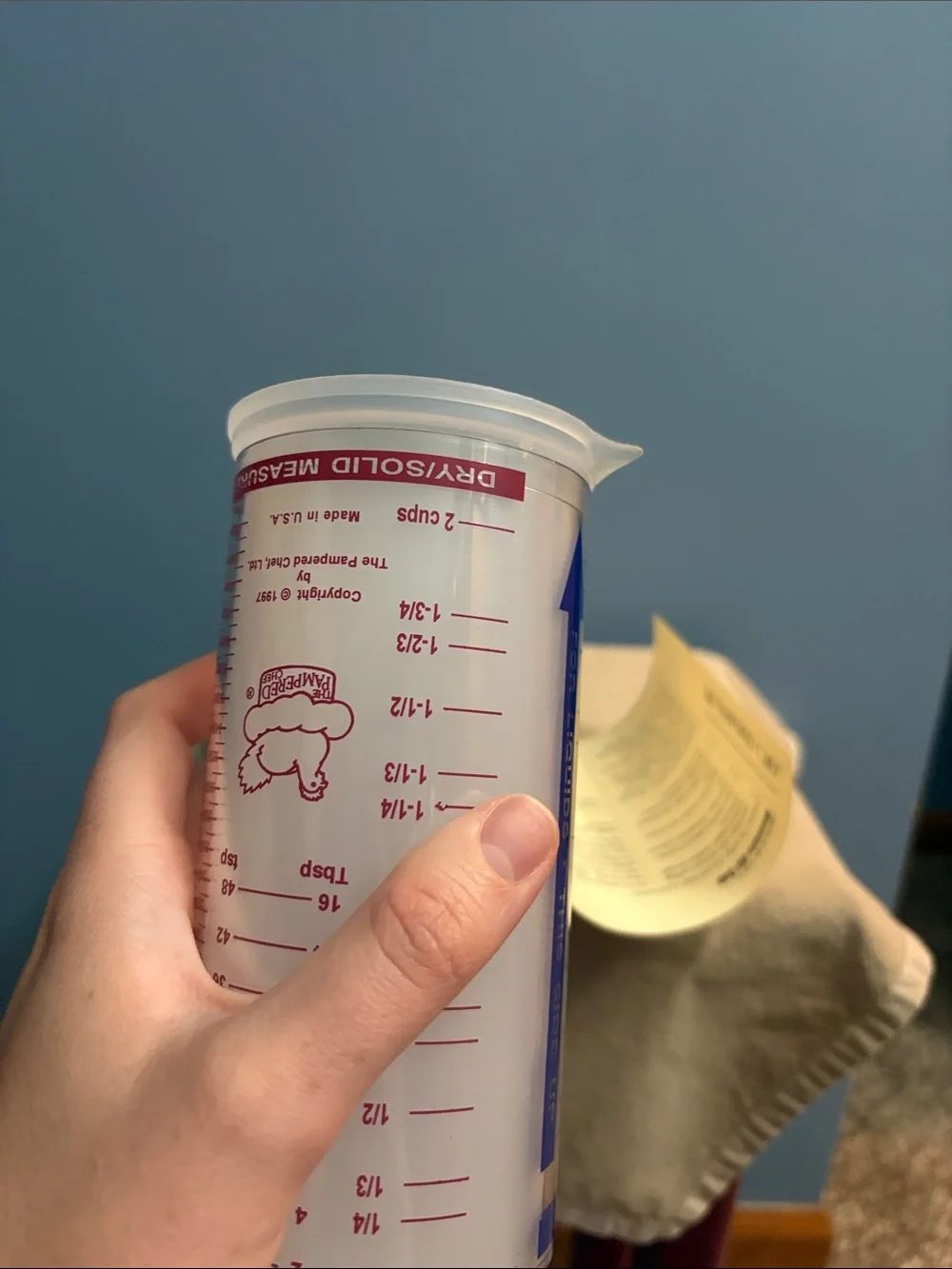 The Pampered Chef Clear Measuring Cup for Solids and Liquids